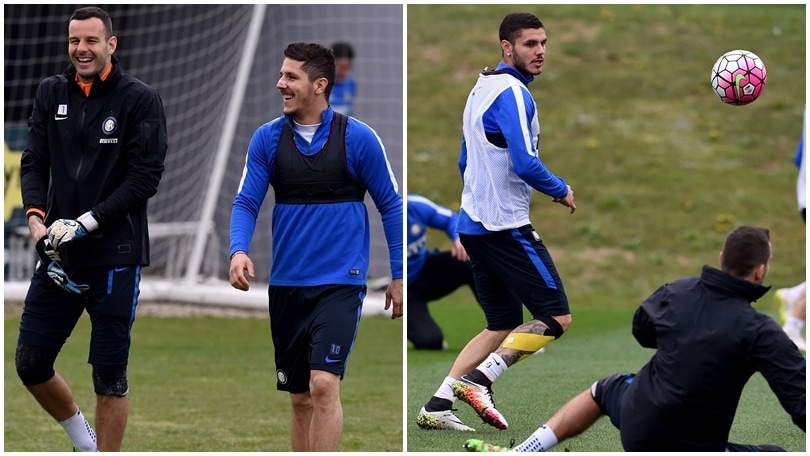 Inter, nerazzurri sorridenti ma concentrati prima del Torino