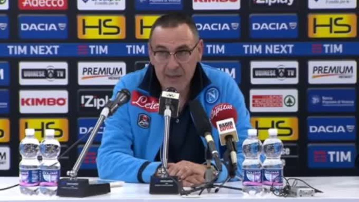 Sarri: "Voglio vedere i giocatori inferociti"