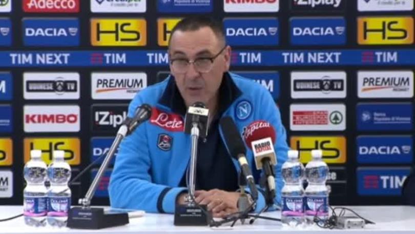 Sarri: "Esagerato giocare sempre dopo la Juventus"