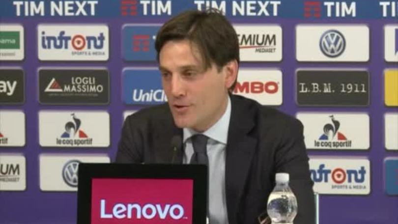 Montella: "Ringrazio i tifosi della Fiorentina"