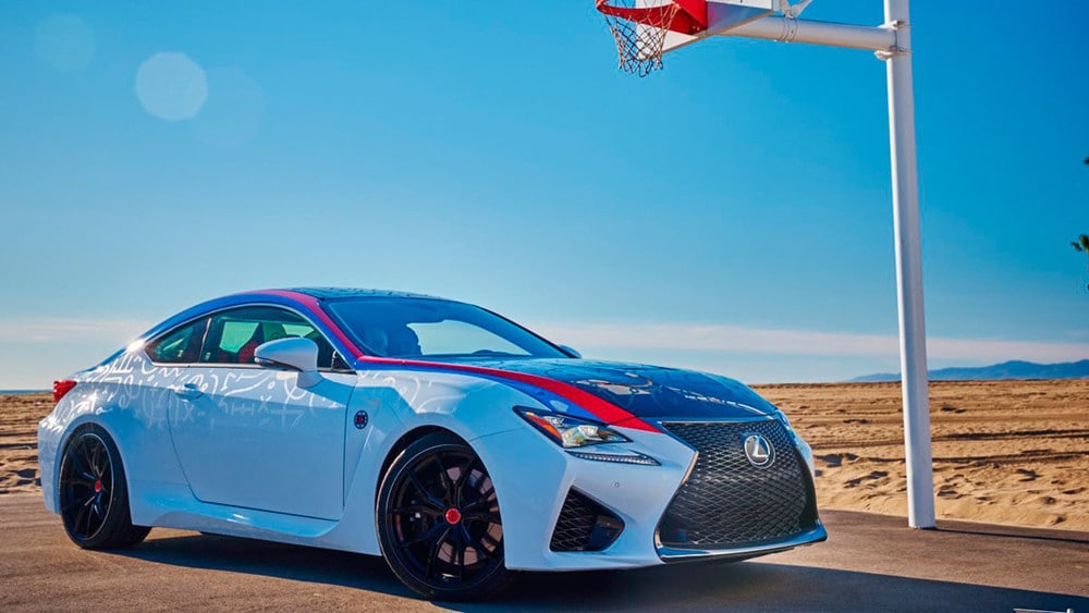 Lexus RC-F, la one off dedicata all'NBA