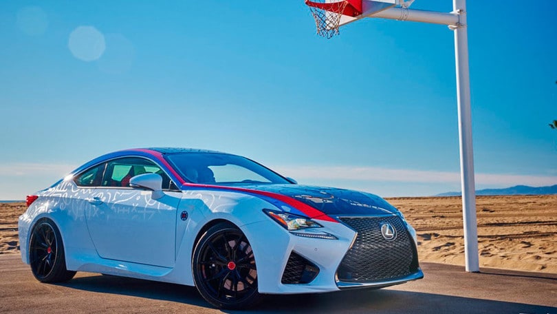 Lexus RC-F, la one off dedicata all'NBA