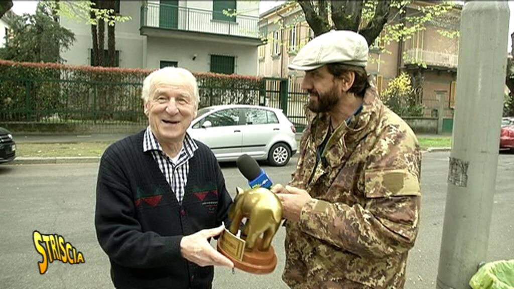 Striscia, Tapiro d'Oro a Giovanni Trapattoni