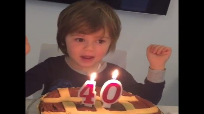 Simone Inzaghi compie 40 anni: gli auguri dolcissimi di suoi figlio