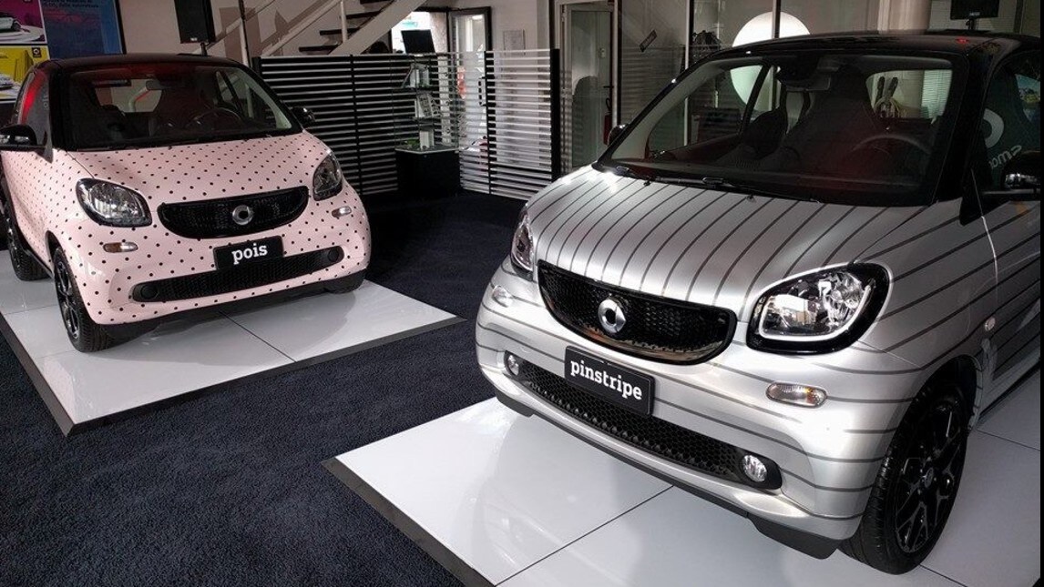 Le nuove Smart "wrappate" by Garage Italia Customs