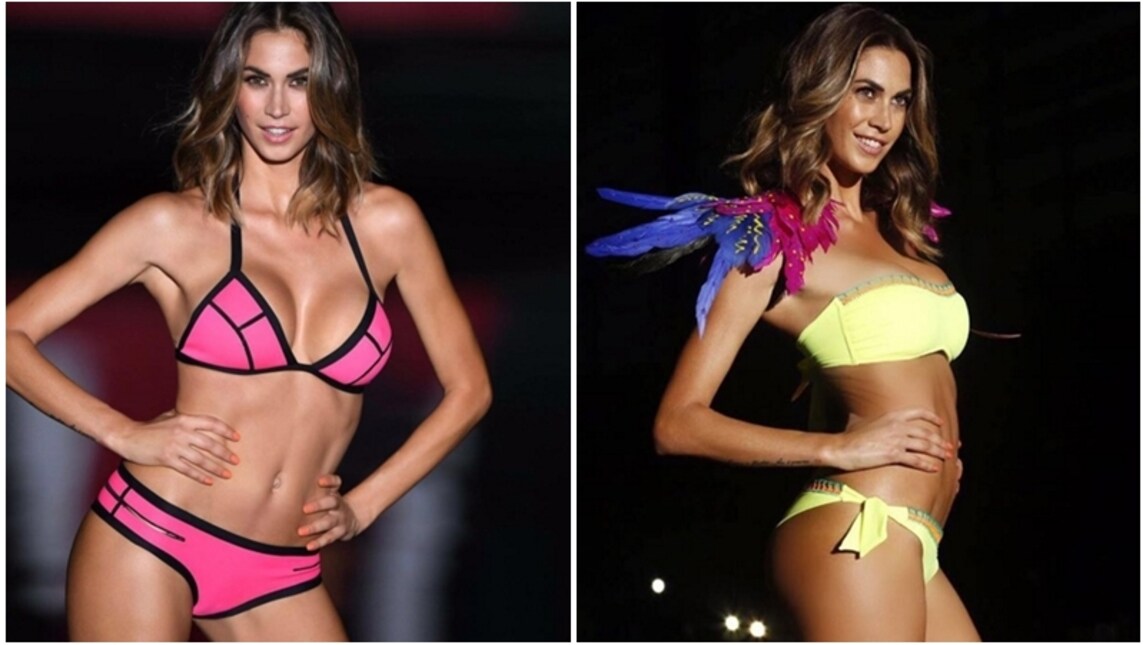 Melissa Satta, prova costume superata: è hot in passerella