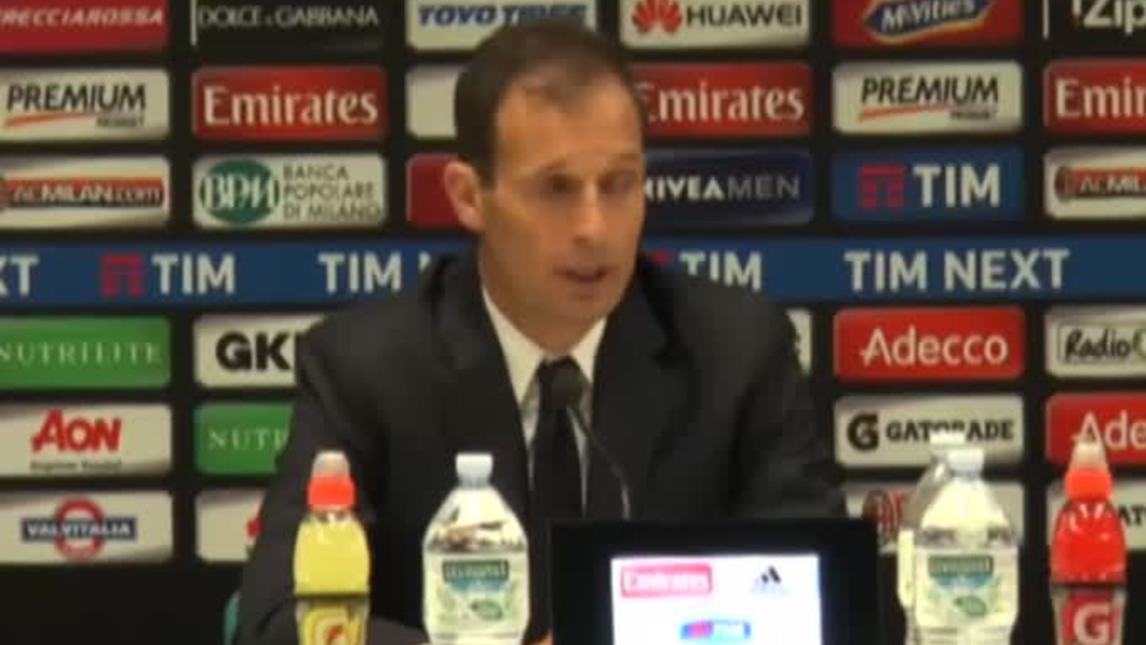 Allegri: "Per lo scudetto servono ancora più punti"