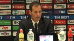 Allegri: "Per lo scudetto servono ancora più punti"