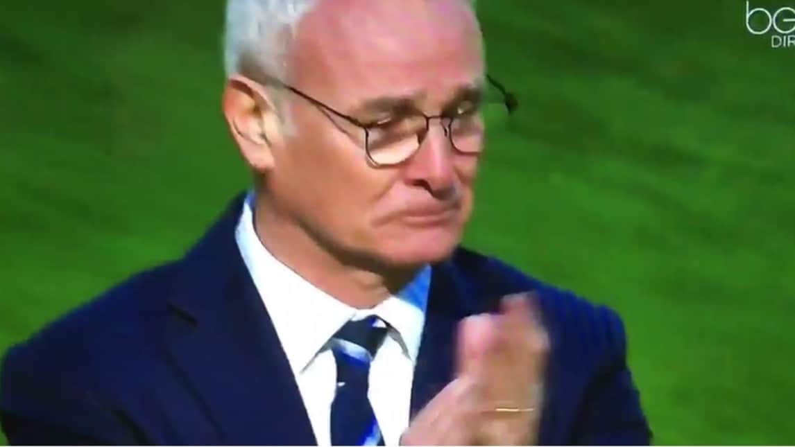 Leicester, Ranieri in lacrime dopo la vittoria: il miracolo continua