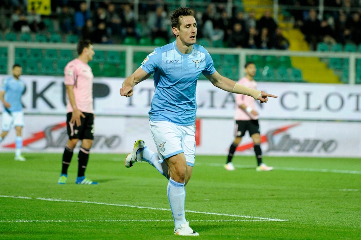 Palermo-Lazio 0-3: doppietta Klose e Felipe Anderson