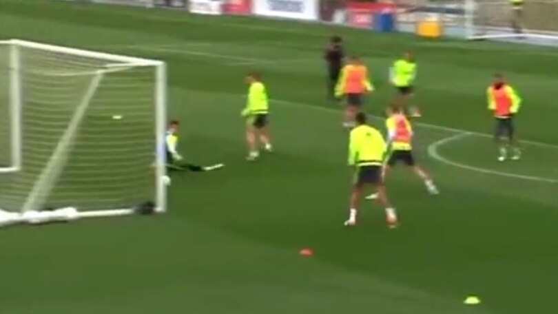 Gareth Bale, numero in allenamento