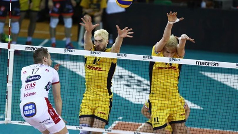 Volley: Superlega, Lube-Perugia, Modena-Trento,  è l'ora delle semifinali