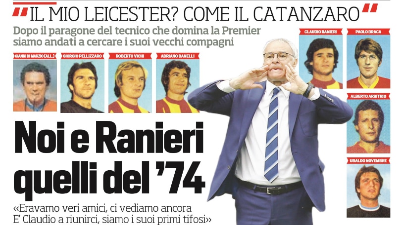 Ranieri e il glorioso Catanzaro, il sindaco gli conferisce la cittadinanza onoraria