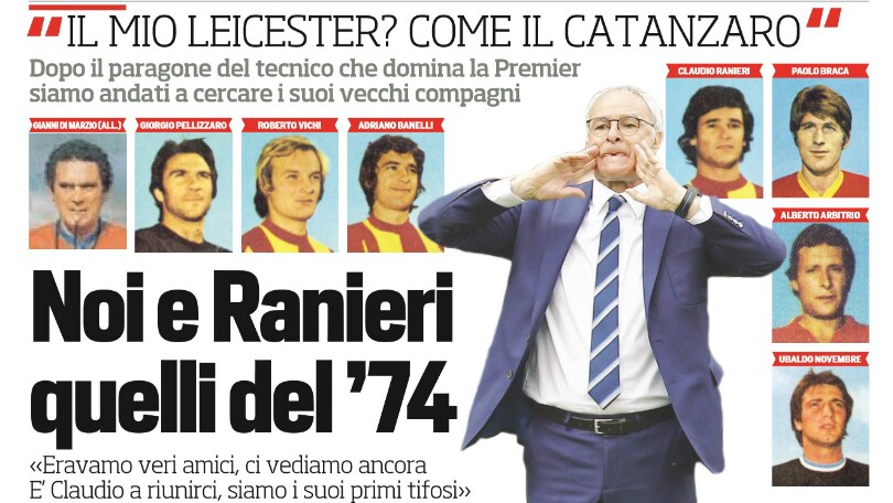 Ranieri e il glorioso Catanzaro, il sindaco gli conferisce la cittadinanza onoraria