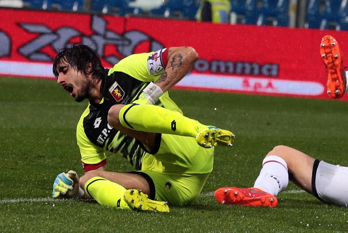 Serie A Genoa, Perin addio Europeo: stop di 5-6 mesi