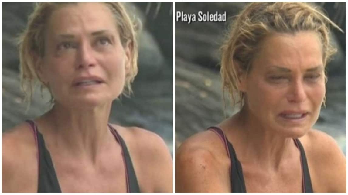 Il naufragio di Simona Ventura all'Isola dei Famosi 2016