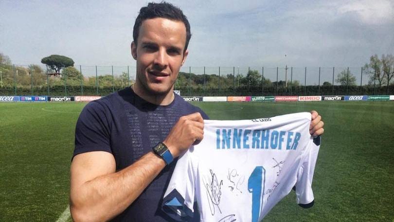 Lazio, Innerhofer a Formello: lo sciatore olimpico con i biancocelesti