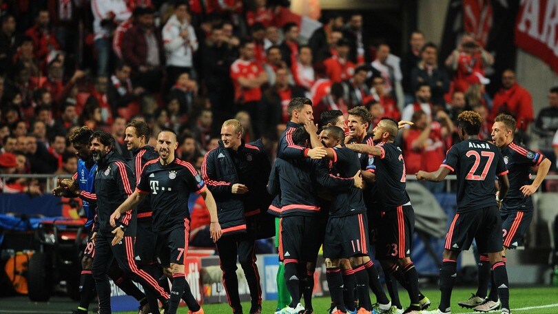 Benfica-Bayern Monaco 2-2, Guardiola in semifinale per la 7ª volta consecutiva