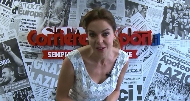 Claudia Gerini: «Spalletti sbagli, Totti non si tocca!»