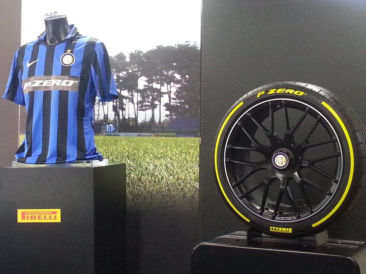 Il marchio Pzero sulla maglia dell'Inter