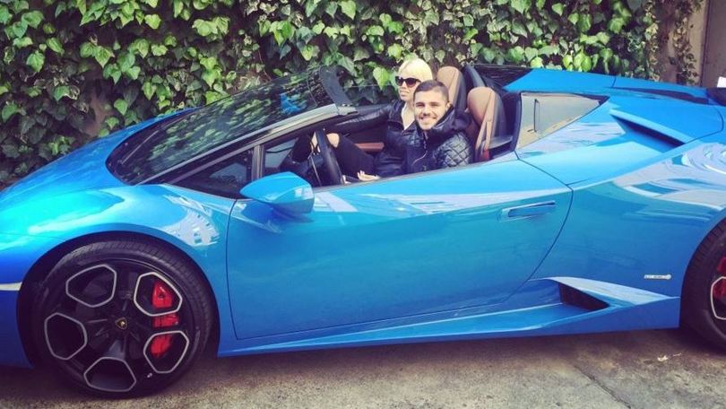 Una Lambo Spyder da 200 mila euro per Icardi e Wanda