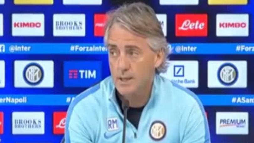 Mancini: "Napoli? Straordinario anche senza Higuain"