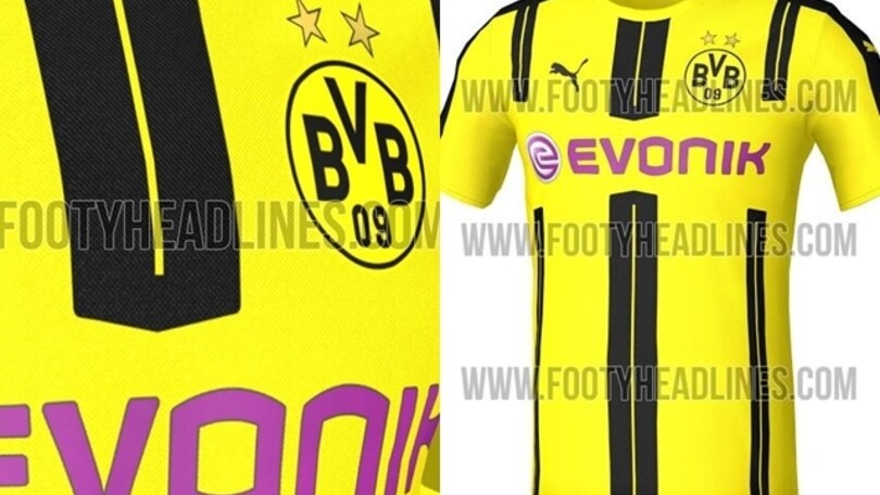 Il web svela la nuova maglia del Borussia Dortmund