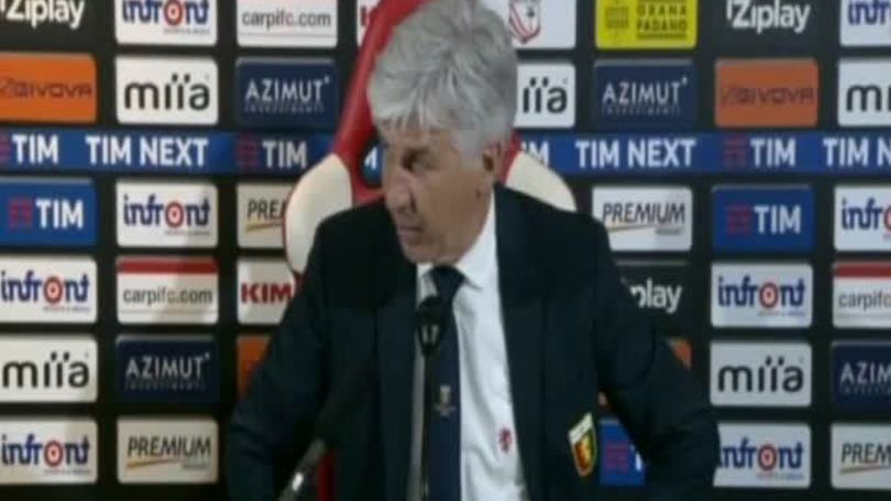 Gasperini: "Non era la nostra giornata"