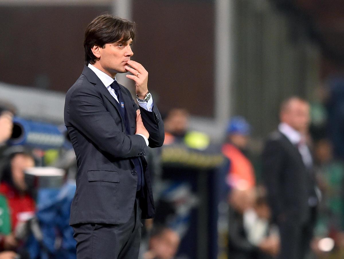Serie A Sampdoria, Montella: «Avremmo meritato il pareggio»