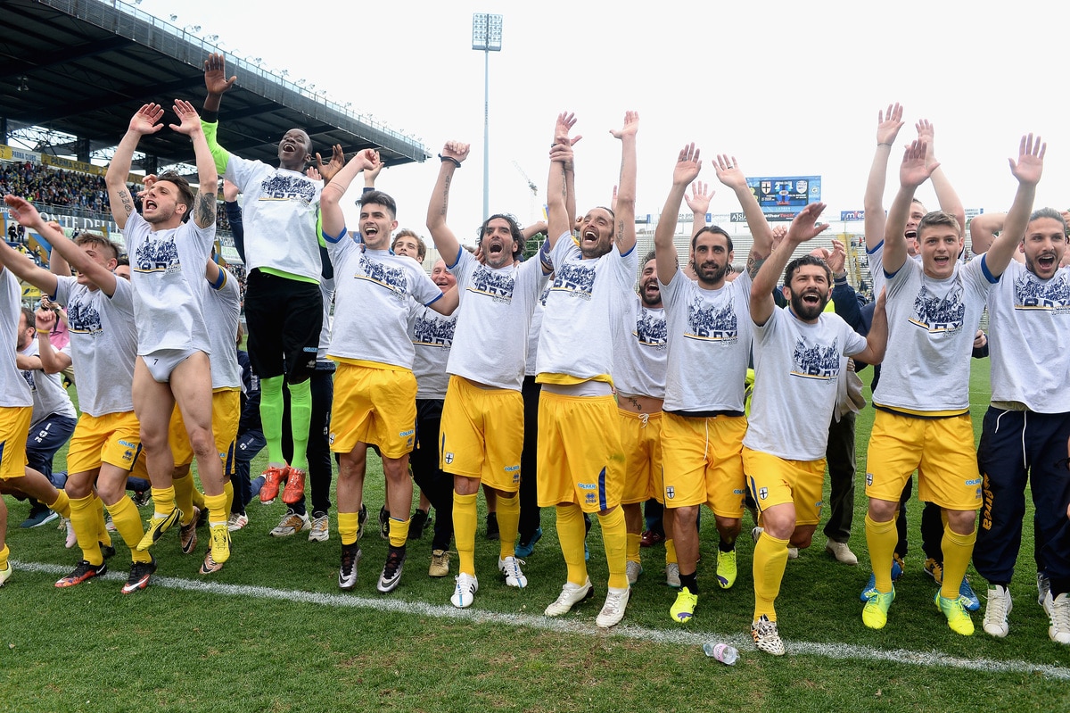 Il Parma torna tra i professionisti, grande f esta crociata