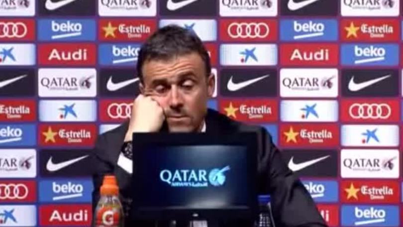 Luis Enrique nervoso, si rifiuta di rispondere a un giornalista