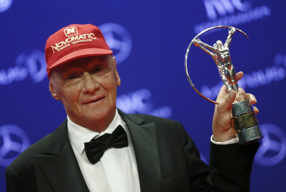 F1: Niki Lauda premiato ai Laureus Sport Awards