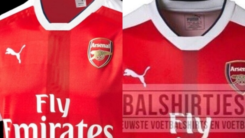 Arsenal, la rete svela la maglia del prossimo anno