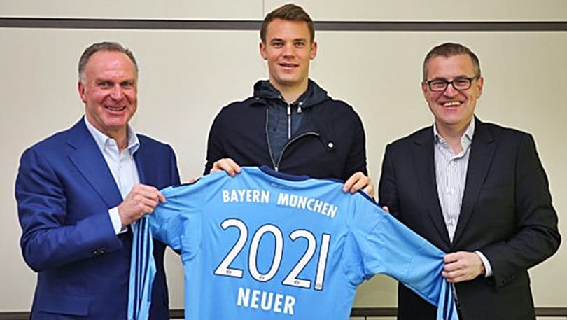 Calciomercato Bayern, Neuer rinnova fino al 2021