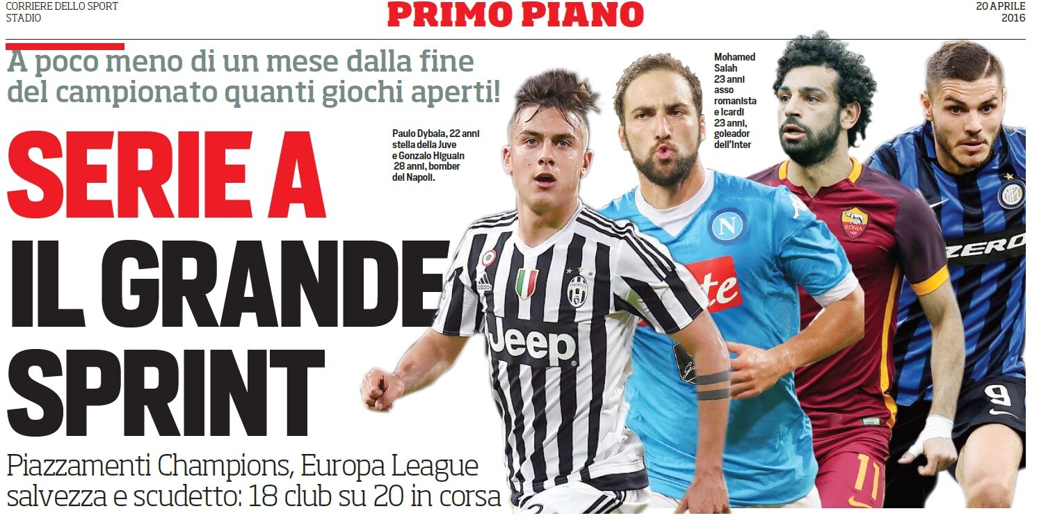 Serie A, il grande sprint: Scudetto, Champions League, Europa League, salvezza