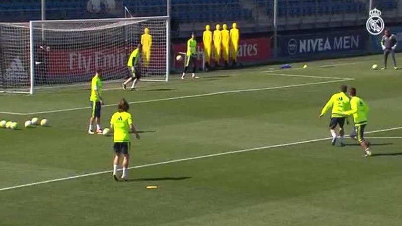 Gli allenamenti del Real sono favolosi
