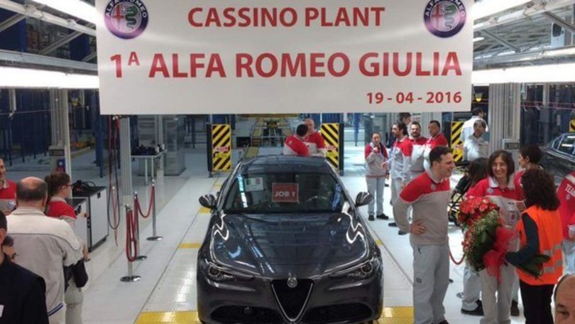 Cassino celebra l'Alfa Giulia numero 1