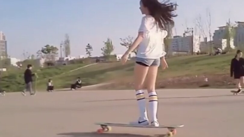 La skater coreana che fa impazzire il web
