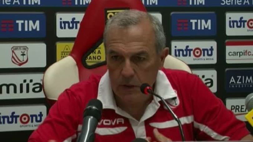 Castori: "Facciamo punti fino alla fine e vedremo"
