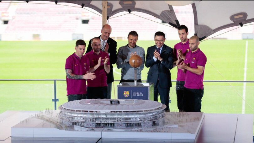 Barcellona, al via il restyling del Camp Nou. Sarà trasparente