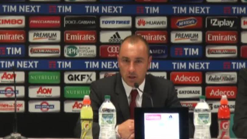 Brocchi: "Bacca? Episodio che non si ripeterà"