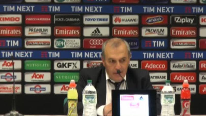 Castori: "Un punto meritato"
