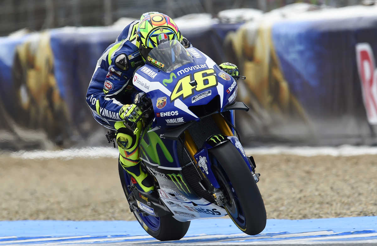 MotoGp, Jerez: Rossi vola davanti a Marquez nelle libere