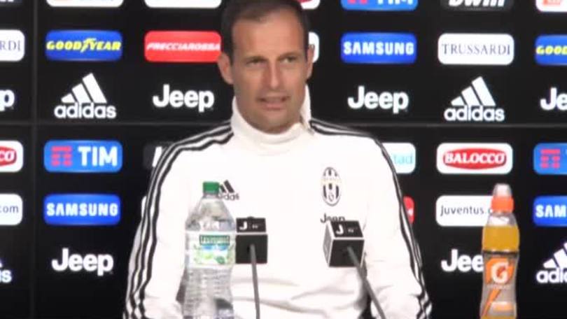 Allegri: "Chiellini non gioca. Scudetto, un passo alla volta"