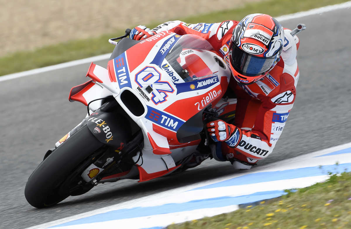 MotoGp, Dovizioso: «Buon lavoro, bene la seconda fila»