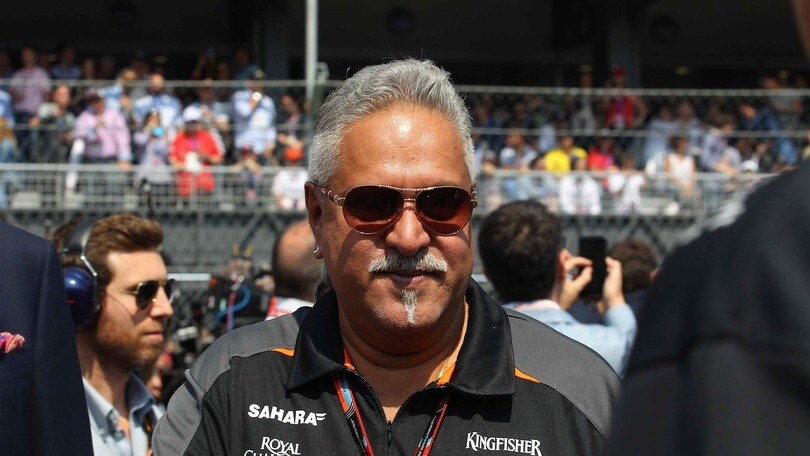 F.1, tolto il passaporto a Mallya (Force India)