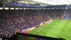 Leicester, la festa dopo il gol del 2-0