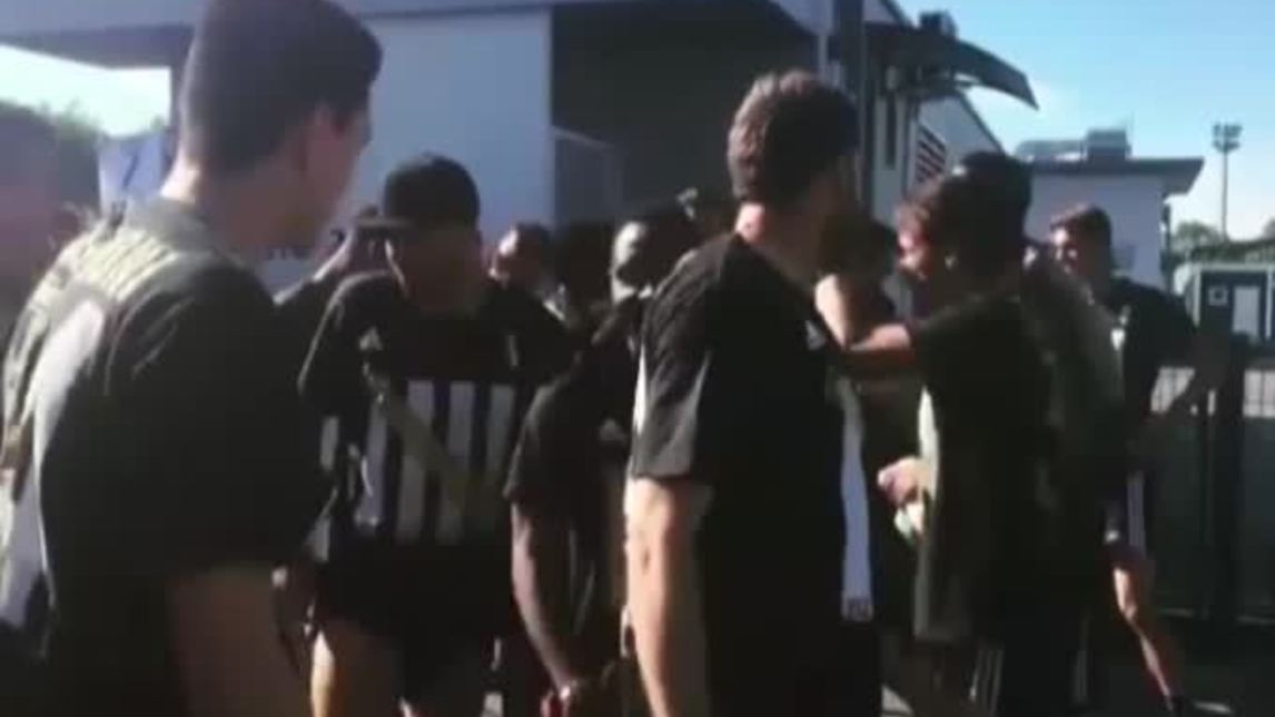 La Juventus festeggia con i tifosi