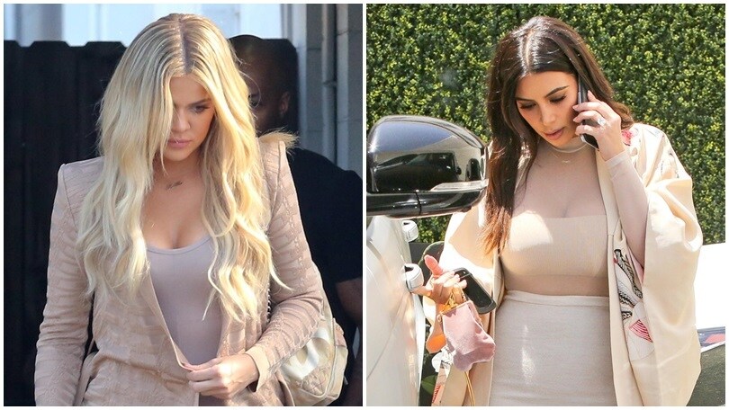 Per le sorelle Kardashian è sfida a colpi di décolleté