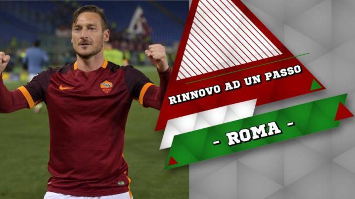 Roma, rinnovo Totti: ci siamo